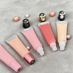 Aceite Labial Voluminizador Vegano <span class=keywords><strong>de</strong></span> Marca Privada, Cosméticos Nutritivos para el Cuidado <span class=keywords><strong>de</strong></span> los Labios, Sin Sensación Pegajosa, Logotipo Personalizado, Brillo Labial con Sabor a Frutas, Libre <span class=keywords><strong>de</strong></span> Crueldad Animal - Product Image 4