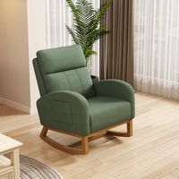 Canapé moderne Fauteuil lounge Fauteuil planeur double face Fauteuil d'appoint à poche à dossier haut Fauteuil à bascule pour adultes