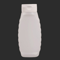 Bouteille vide souple en PE pour sauce BBQ style coréen 400g 12oz, bouteilles en plastique souples pour remplissage à chaud de ketchup et condiments avec bouchon à clapet