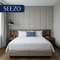Ensemble de mobilier de chambre d'hôtel, meuble TV et bureau pour villa d'hôtel, mobilier d'hôtel économique à expédition rapide, mobilier d'hôtel modulaire, ensemble de chambre d'hôtel de style personnalisé