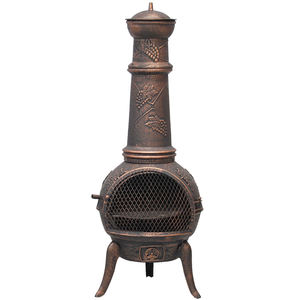 Chimenea Larga para Exteriores, Totalmente <span class=keywords><strong>de</strong></span> Hierro Fundido, Restauración <span class=keywords><strong>de</strong></span> Chimenea Antigua - Product Image 1