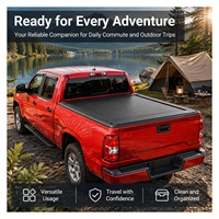 Couverture de benne de qualité supérieure pour camionnettes, résistante aux intempéries, installation facile