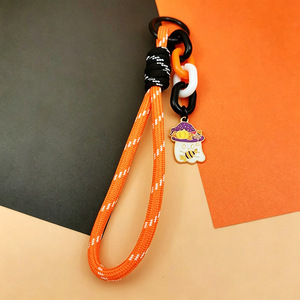 HLC New Halloween Keychain Charms, Pumpkin & Ghost Pendant <b>Phone</b> <b>Lanyard</b>, Multi-purpose Bag Hanging Ornament Decorative Jewelry - Product Image 2