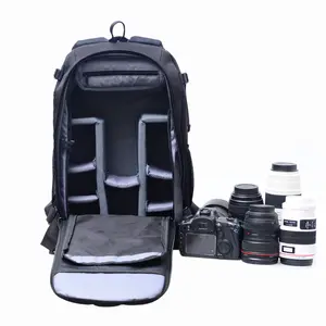Große Kapazität billige SLR-Kamera Rucksack Tasche mit Regenschutz