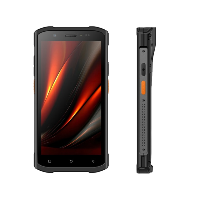 Thcan IP68 Rugged Android 11 Industrial Handheld PDA Logistics Terminal 5.5 Inch Barcode Scanner UHF RFID 4GB+64GB in Stock