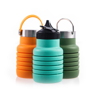 Botella de Agua de Silicona Plegable y Retráctil de 550 ml, Libre de BPA, para Café, Viajes, Deportes y Actividades al Aire Libre - Product Image 4