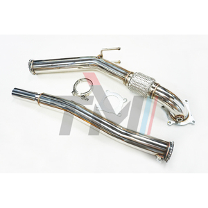 TM PERFORMANCE SS304 3.0'' MK5 MK6 GTI 2.0 Tfsi 2006-2011 Collecteur d'échappement Decat Downpipe pour A3 - Product Image 1