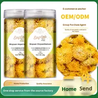 Thé en vrac personnalisé OEM, Chrysanthème royal de Wuyuan, nouveau stock, thé aux herbes de Huizhou, 20g, origine Anhui, Chrysanthème Ping Pong en bouteille