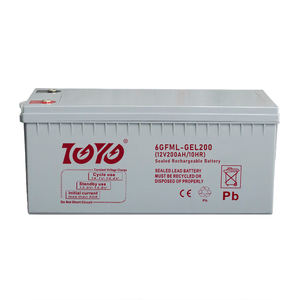 Stock al por mayor de ciclo profundo <span class=keywords><strong>AGM</strong></span> 6GFM200 almacenamiento recargable 12V200AH/10HR 200ah batería de gel de plomo ácido - Product Image 4