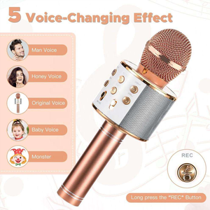 Microfono Altoparlante Portatile 3-in-1 per Tutti gli Smartphone, Regalo, Microfono Wireless Bluetooth per <span class=keywords><strong>Karaoke</strong></span> - Product Image 6