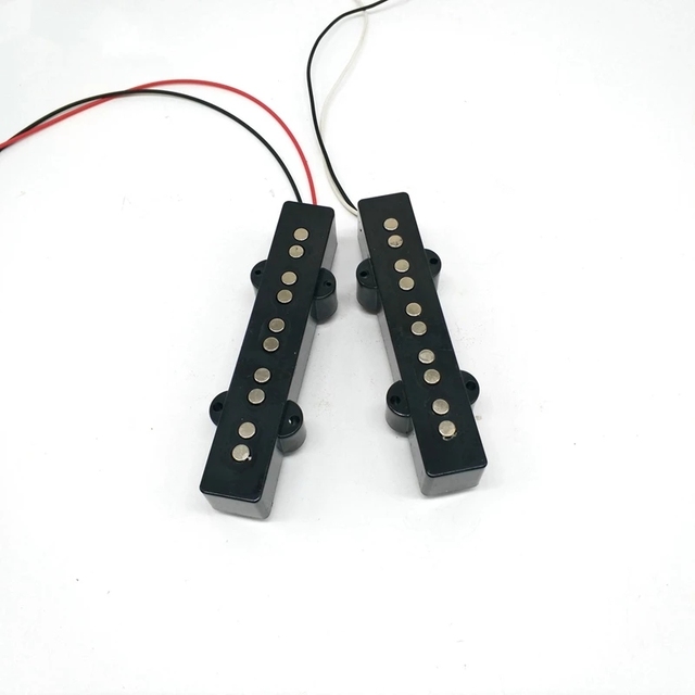 Black Electric Bass Pickup 5 String Guitar Pickup for Guitar Parts Accessories Musical Instruments