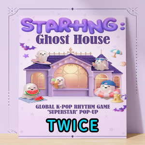 SUPERSTAR POP-UP STAR+ING Ghost House TWICE Photocard POB-K-POP Papier Anglais - Product Image 5
