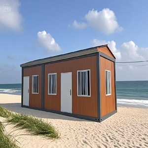 Móvil personalizado de 1 dormitorio prefabricado portátil en contenedor de vida Casa de paquete plano con techo de teja inclinado al aire libre - Product Image 4