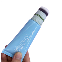 Tube cosmétique multifonctionnel en gros avec applicateur à 5 billes et embout éponge en silicone pour crème contour des yeux