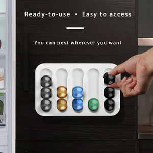 <span class=keywords><strong>Support</strong></span> <span class=keywords><strong>mural</strong></span> personnalisé pour stockage de dosettes de café en acrylique Organisateur de cuisine pour capsules de café <span class=keywords><strong>Nespresso</strong></span> - Product Image 3