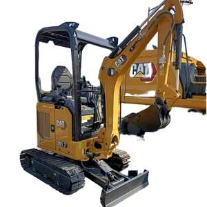 Miniexcavadora Caterpillar 301.7 301.5 Usada de Alta Calidad con Cucharón de Excavación de 0.12m³ de Capacidad y 1.2 Toneladas de Peso Operativo - Product Image 1