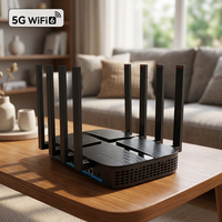 Modem Harga Pabrik 5g Sim Card Router AX3000 4/5G Dual Sim CPE Wifi6 Router MT7981B Openwrt 2.4g 5.8g Dual Band Wireless Router