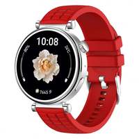 Reloj Inteligente Z01 Mini de 1.27 Pulgadas con Pantalla AMOLED, Llamadas Bluetooth, Salud Femenina, Brújula, NFC, Resistente al Agua, Reloj Inteligente de Moda para Mujer