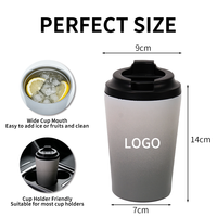 Tasse à café en acier inoxydable grande capacité à double paroi thermique pour garder le café au chaud