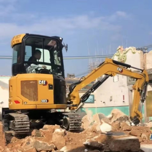 Mini-excavatrice d'occasion d'origine japonaise Cat 303c 303cr, excavatrice de 3 tonnes, mini-excavatrice d'occasion CAT 303 303e 303ecr avec accessoire tarière - Product Image 1