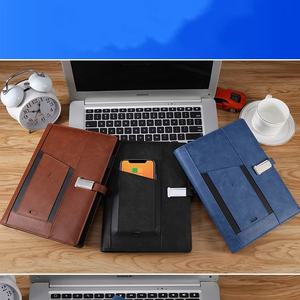 A5 innovativo Notebook da latte con Power Bank e caricabatterie Wireless 100 fogli con copertina rigida per cucire rilegatura <span class=keywords><strong>in</strong></span> pelle sintetica - Product Image 6