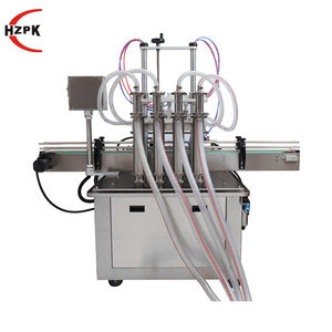 HZPK Automatic <b>Liquid</b> Filling Machine Water Jar Can Beverage Juice <b>Coffee</b> Detergent Pneumatic Oil Lotion Bottle Filling Machine - Product Image 6