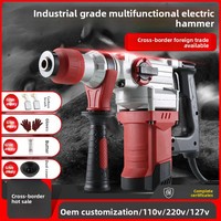 Marteau-piqueur industriel haute puissance Hantechn 220V, démoliteur de béton électrique 220V, marteau rotatif électrique