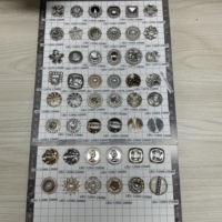 Boutons en métal incrustés de strass pour la mode, dorés et argentés, motif écaille de tortue, accessoire de couture pour vêtements, vente en gros
