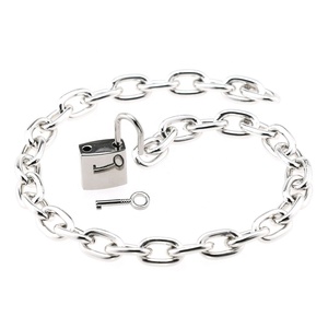 Collar con Candado y Llave de Corazón, Cadena Punk, Colgante de Candado, Joyería Gótica de Moda para Hombres y Mujeres - Product Image 4