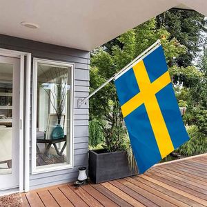 3x5FT Polyester Cheap Price Sweden Country <b>Flag</b> and National <b>Flag</b> With Two Grommets - Product Image 2