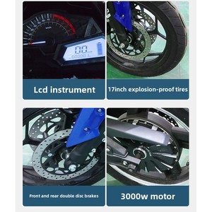 Mini <span class=keywords><strong>Moto</strong></span> Électrique Ninja 72V Haute Puissance pour Adulte, Grande Vitesse <span class=keywords><strong>80</strong></span>, Modèle Horizon S, Course sur Route - Product Image 4
