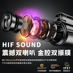 60W แบบพกพาสำหรับลำโพง V5.2ซับวูฟเฟอร์เบสลึกระบบเสียงสเตอริโอ360ระบบเสียงโฮมเธียเตอร์กันน้ำ IPX-6 3600mAh - Product Image 4