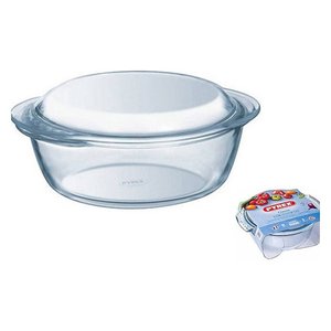 หม้อแก้วโบโรซิลิเกต (18 ซม.) พร้อมฝาปิดใส 207A000 7643 - Product Image 1
