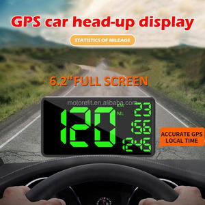 <span class=keywords><strong>Display</strong></span> HUD con Velocità in KM/h e MPH, Ampio Schermo con Avviso di Eccesso di Velocità, Tachimetro Digitale GPS <span class=keywords><strong>per</strong></span> Moto e <span class=keywords><strong>Auto</strong></span> - Product Image 2