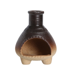 Quemador de Aromaterapia de Cerámica, Mini Chimenea para el Hogar, Duradero para la Quema de Incienso de Salvia y Madera Sagrada con Llama Abierta - Product Image 5