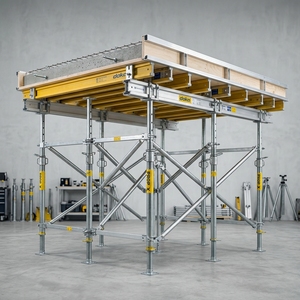 Système de coffrage moderne et durable en alliage <span class=keywords><strong>d</strong></span>'aluminium haute résistance Q235 pour dalles de béton et colonnes, panneau de coffrage pour centres commerciaux et villas - Product Image 5
