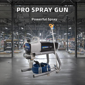 آلة رش طلاء الجدران الصناعية عالية الضغط بدون هواء تعمل بالكهرباء، مسدس رش للطلاء بدون هواء للاستخدام المنزلي - Product Image 2