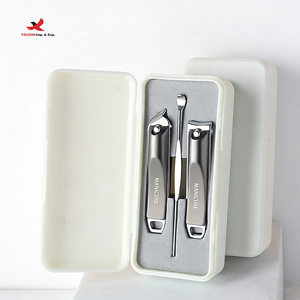Stainless Steel 3 1 Nail Clipper Set Nail Scissors Sharp Blade Nail <b>File</b> Ear Pick Durable Portable Professional YOUXIN Brand - Product Image 2