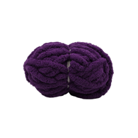 Crochet Yarn Value Set Includes Chunky Chenille and Solid Color Skeins