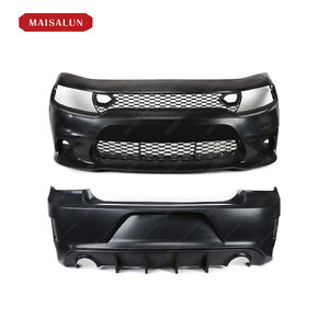 Kit de carrosserie en matériau PP pour <span class=keywords><strong>Dodge</strong></span> <span class=keywords><strong>Charger</strong></span> mise à niveau vers pare-chocs de voiture de style SRT pare-chocs avant pare-chocs arrière - Product Image 6