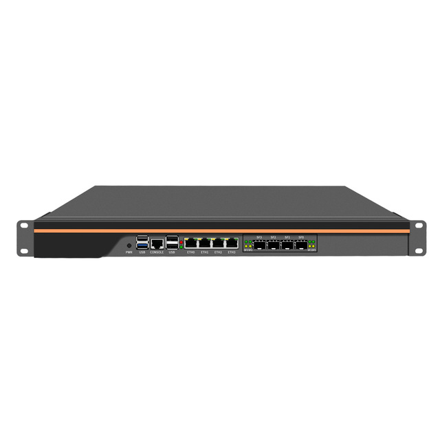 BKHD 2025 N150 N100 N350 1U Rack-mounted Router 4LAN 2.5G 2/4SFP+/4Lan Extended Firewall VPN Internet Management Server Pfsense