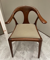Meubles sur mesure fabriqués à l'usine de Foshan |   Nouvelle table à thé en noyer noir américain de style chinois, bureau de réception