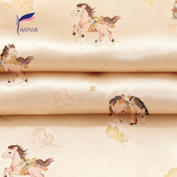 Tissu satiné 100 % polyester écologique, résistant aux plis, poids moyen, motifs imprimés numériquement personnalisables, toucher doux pour robes