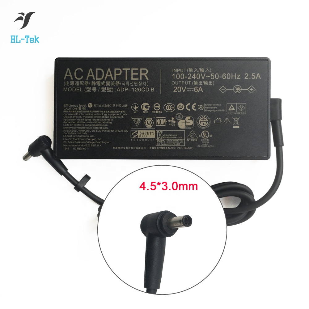 ACアダプタ　typeB 本物20V 6A ACアダプターADP-120CD B Asus ZenBook用UX534F UX534FT
