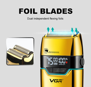 <span class=keywords><strong>Rasoir</strong></span> électrique VGR V-350, tondeuse à barbe professionnelle haute vitesse, <span class=keywords><strong>rasoir</strong></span> électrique sans fil pour hommes, kit de <span class=keywords><strong>toilettage</strong></span> - Product Image 3