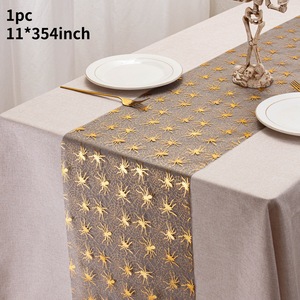 Hiện đại tối giản sọ tăng in bảng <span class=keywords><strong>RUNNER</strong></span> cho Halloween xuyên biên giới trang trí Khăn trải bàn cho bố trí bầu không khí nhà - Product Image 3