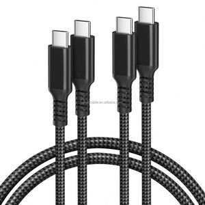 OEM 100W <b>USB</b> <b>C</b> Charging Data Cable for iPhone 17 16 Pro Max 1m 2m 3m Nylon Braided Fast Charging Cable <b>TYPE</b> E <b>C</b> PD Charger Cable - Product Image 4