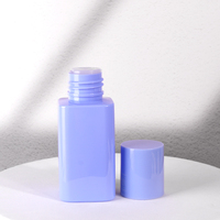 Flacon de toner en plastique de 100 ml avec bouchon à vis monocouche et impression sérigraphique pour les soins cosmétiques de la peau