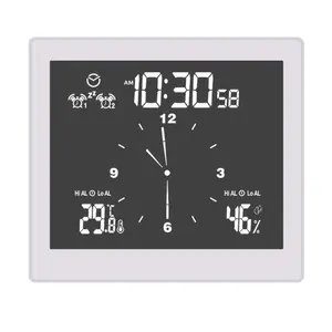 New arrival waterproof digital countdown timer clock for shower snooze alarm clock