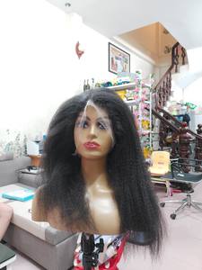 Cabello humano virgen rizado birmano vietnamita sin pegamento 360 HD completo para cierre Frontal de encaje fabricante de estándares internacionales - Product Image 3